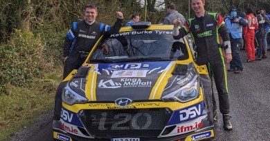 Moffett powers to first Galway Rally win ahead of Evans